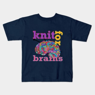 Knit For Brains Kids T-Shirt